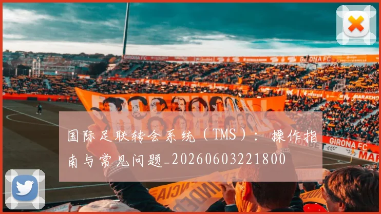 国际足联转会系统(TMS):操作指南与常见问题_20260603221800